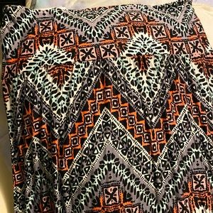 NWT New York Laundry max skirt multi color/pattern 3X